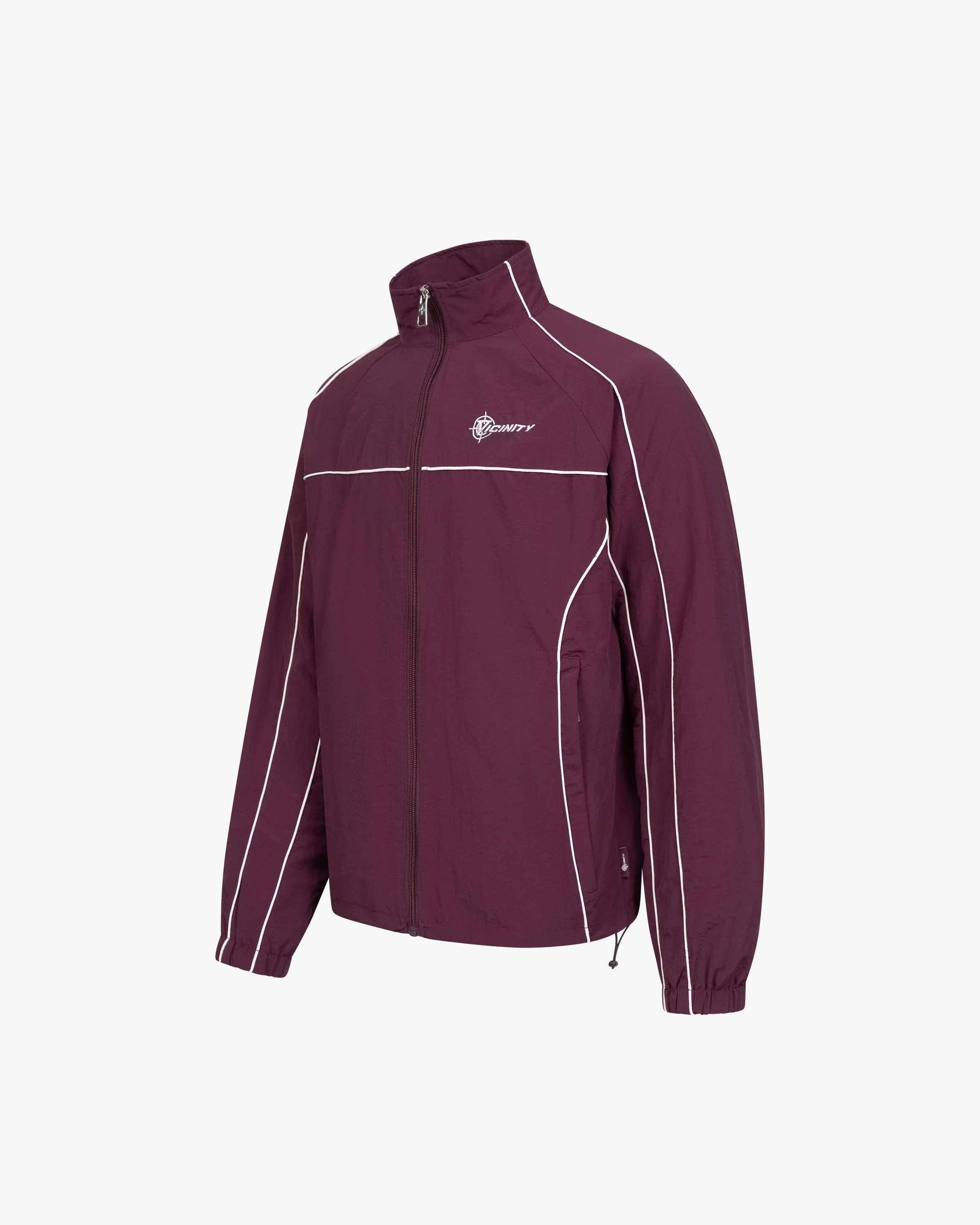 TRACK JACKET BURGUNDY - Image 4