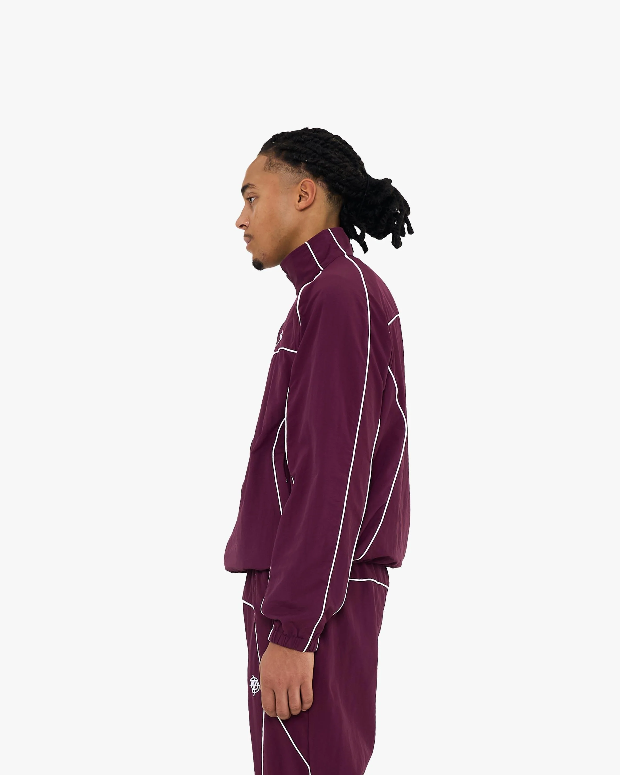 TRACK JACKET BURGUNDY - Image 6