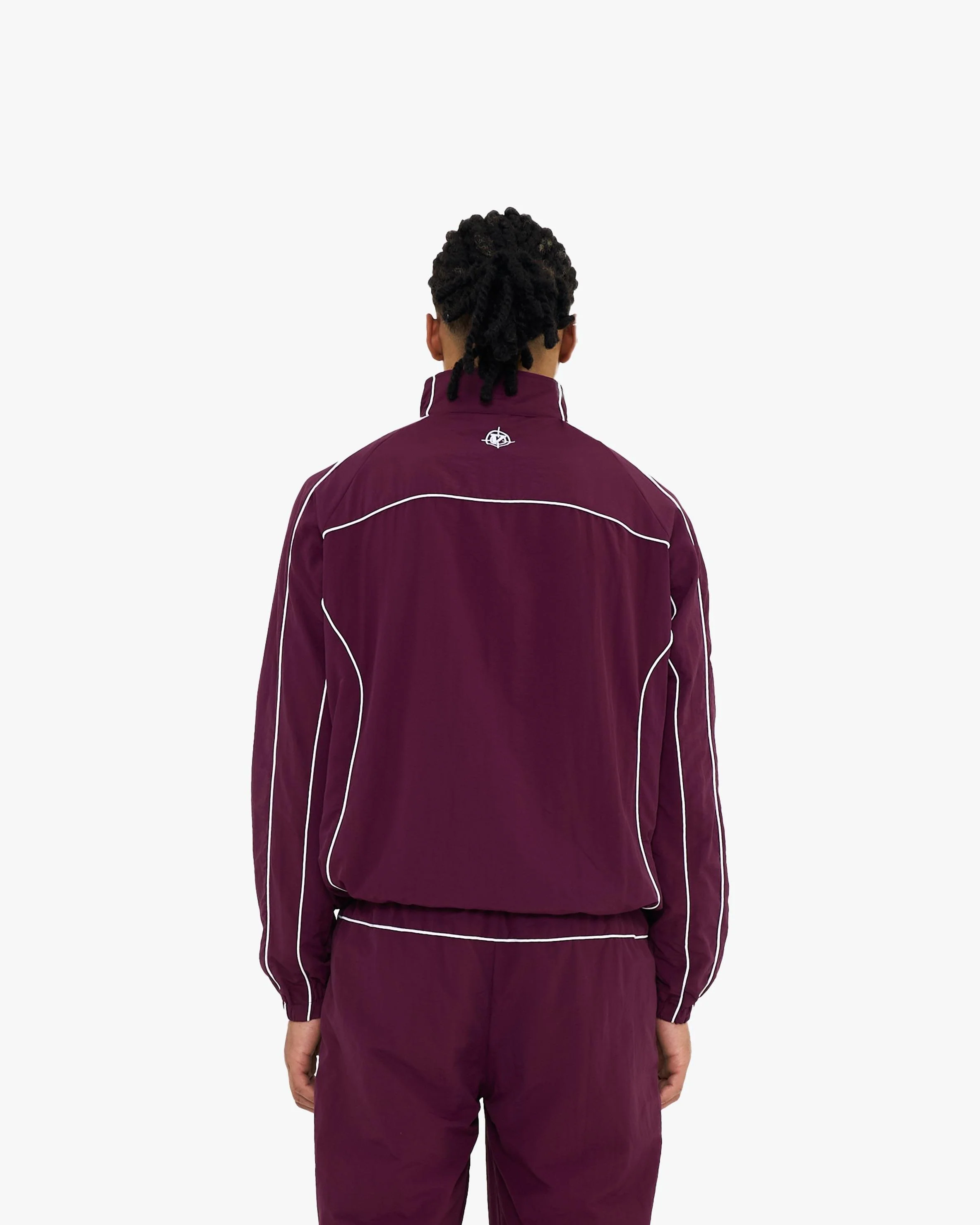 TRACK JACKET BURGUNDY - Image 7