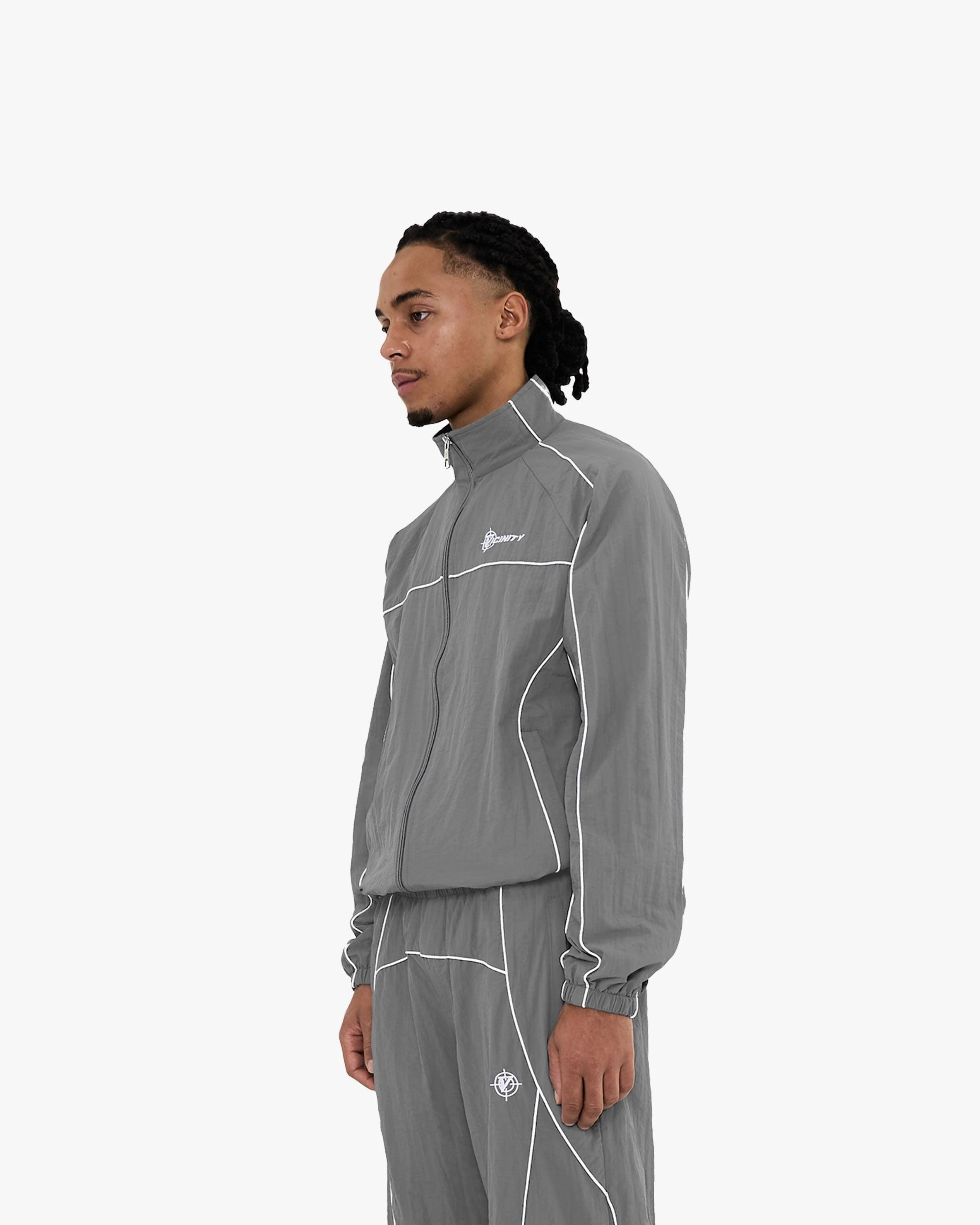TRACK JACKET DARK GREY - Image 3