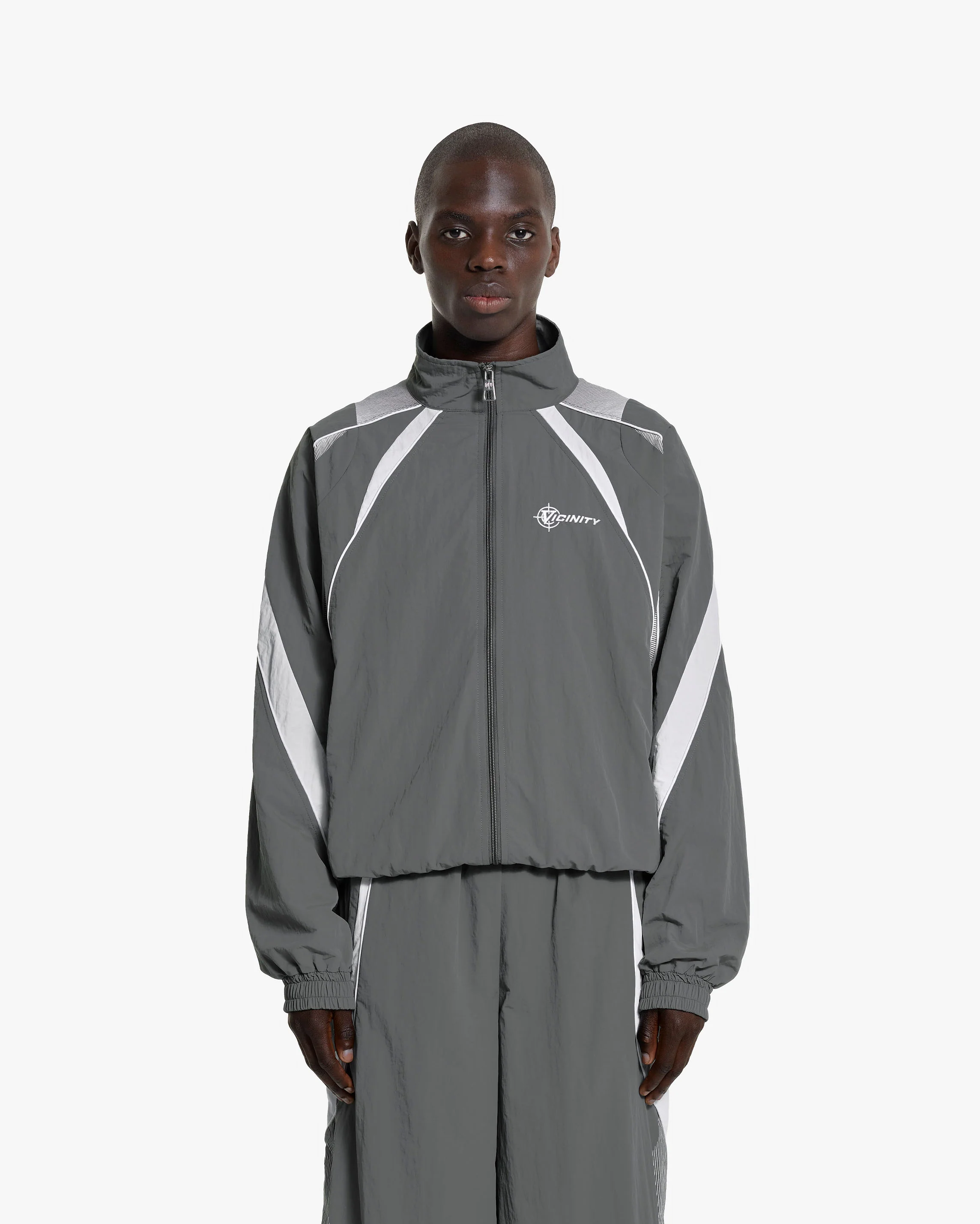 TRACK JACKET V4 GREY - Image 4