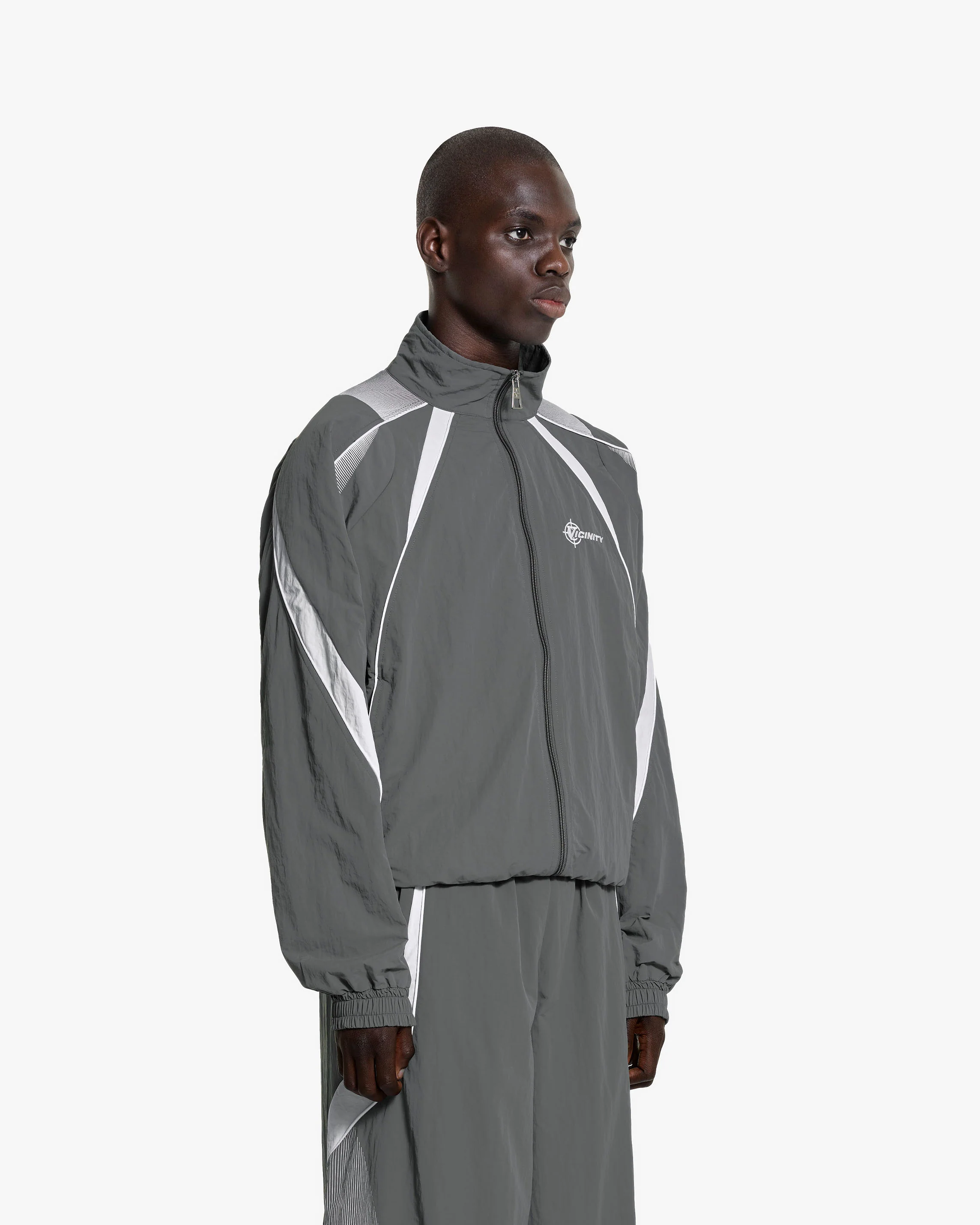 TRACK JACKET V4 GREY - Image 5