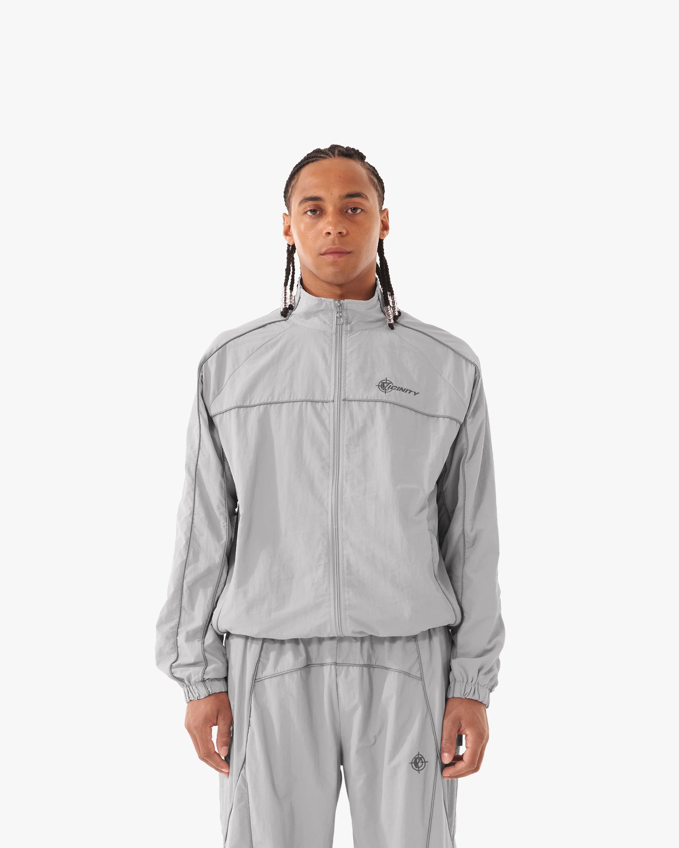 TRACK JACKET GREY - Image 2