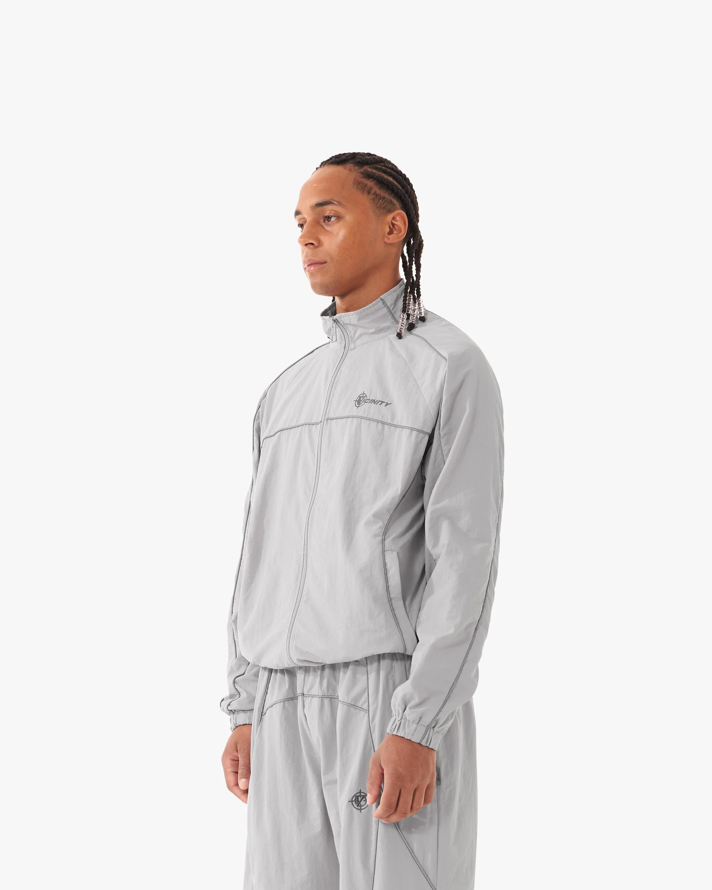 TRACK JACKET GREY - Image 3