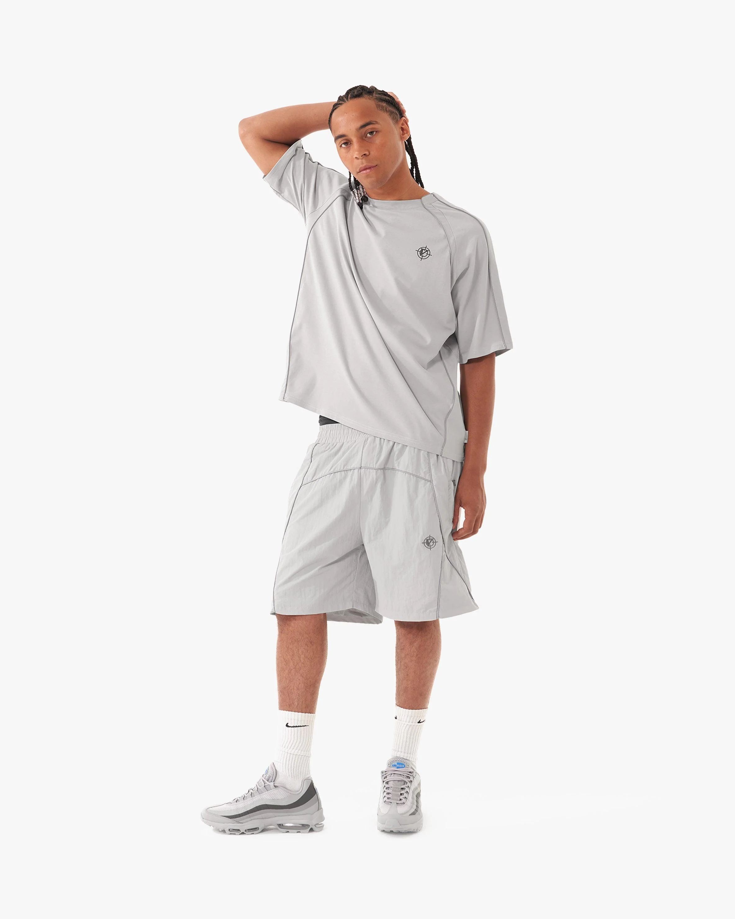 TRACK SHORTS GREY - Image 11