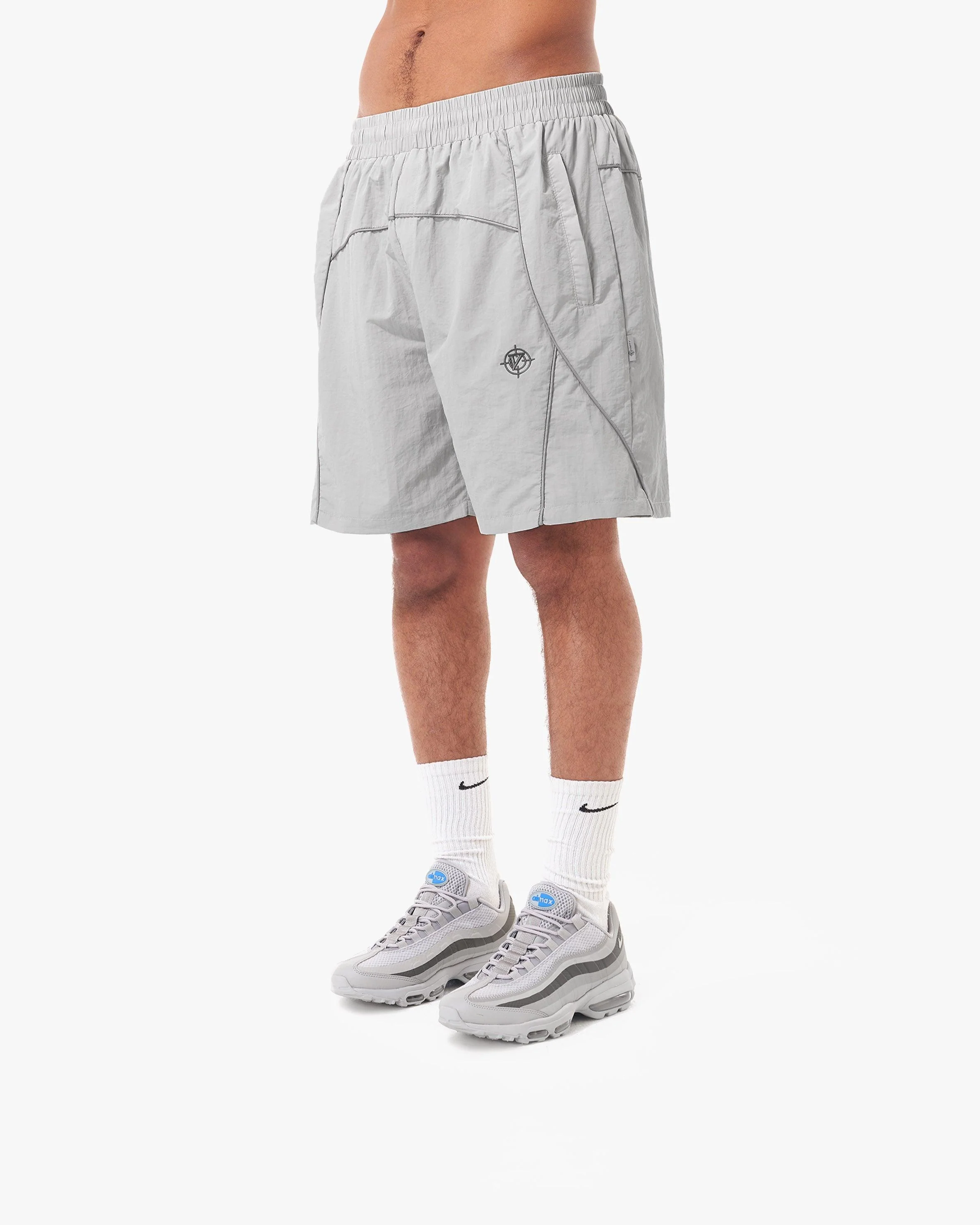 TRACK SHORTS GREY - Image 3