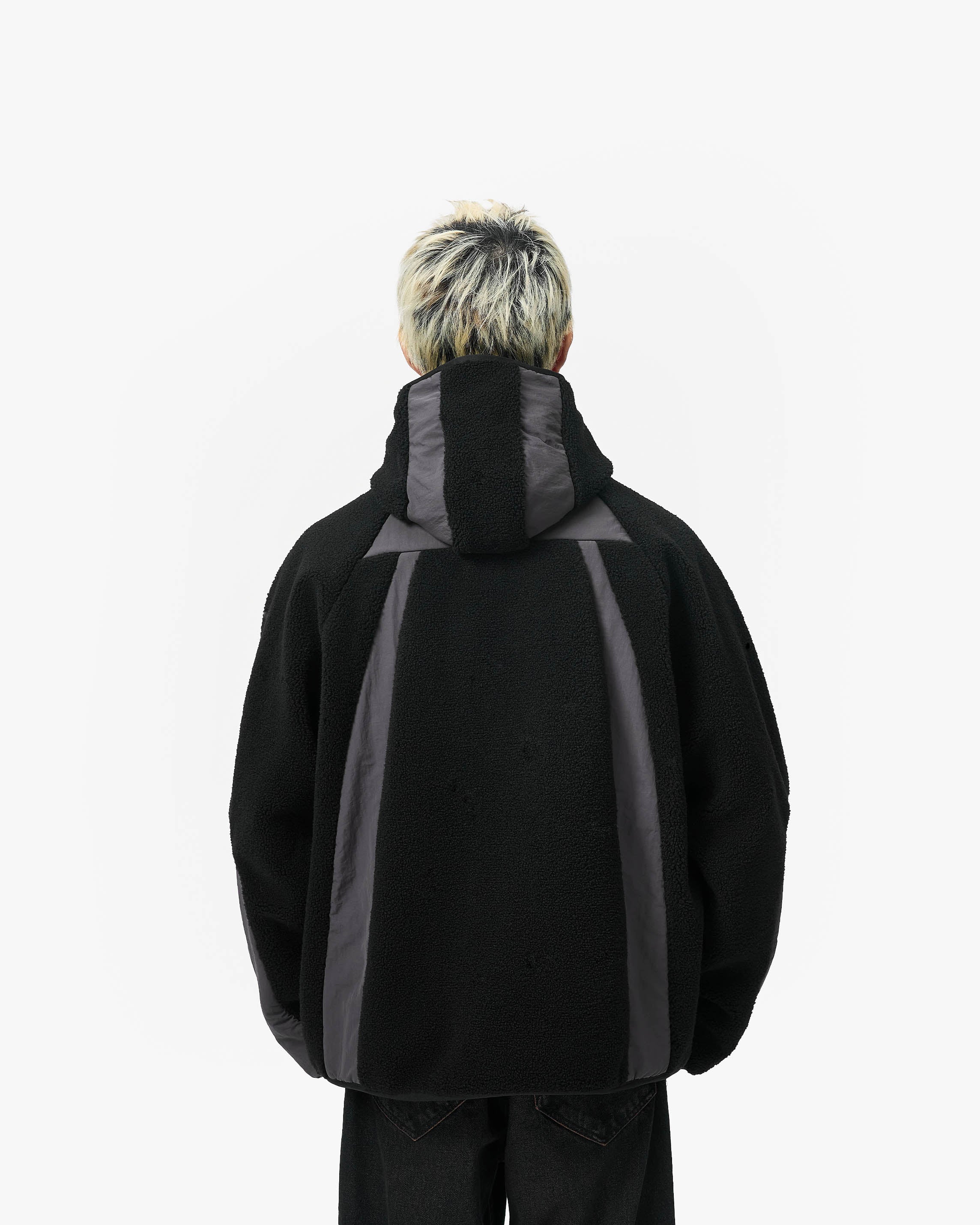 TRAIL FLEECE JACKET BLACK - Image 5