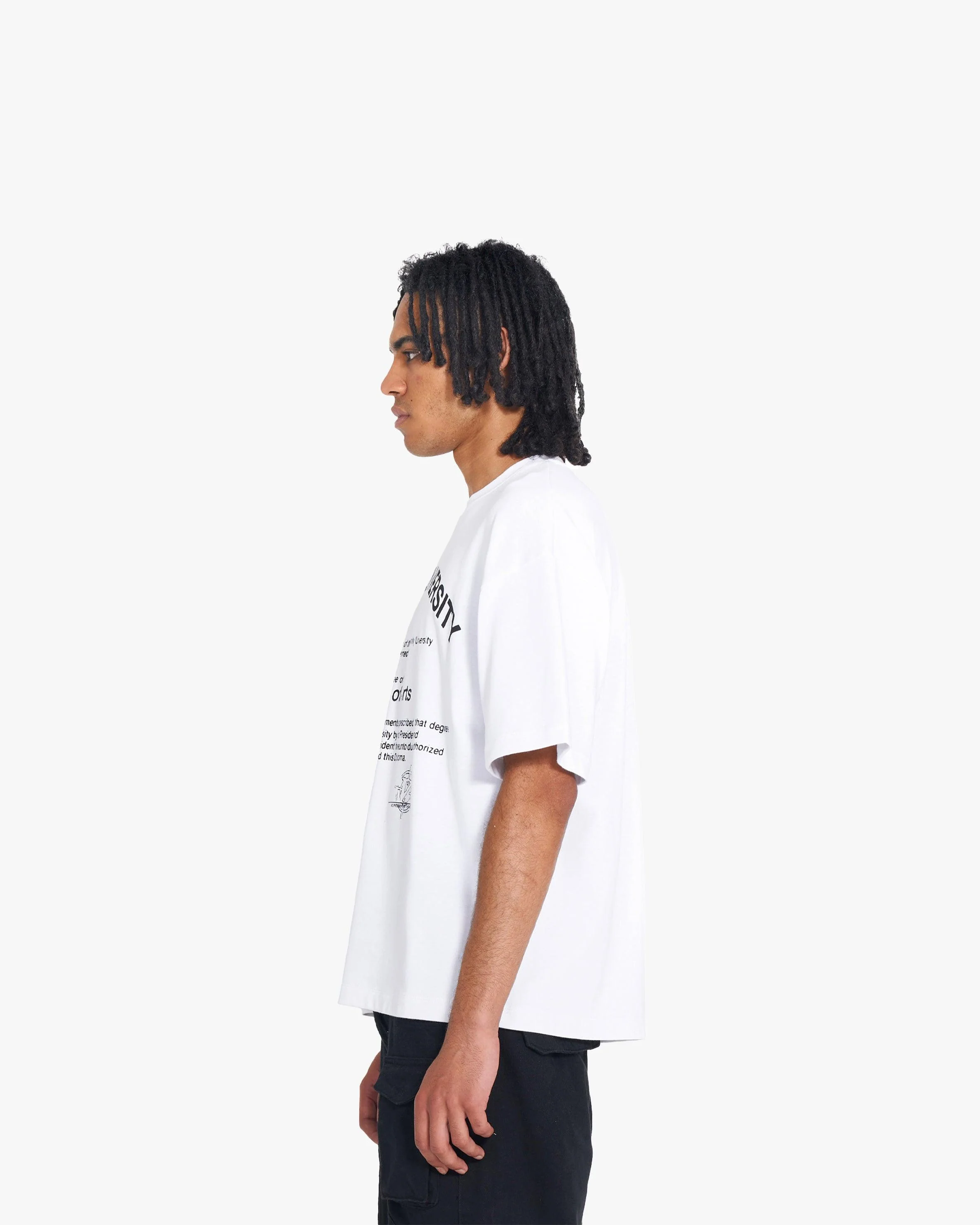 UNIVERSITY TEE WHITE - Image 4