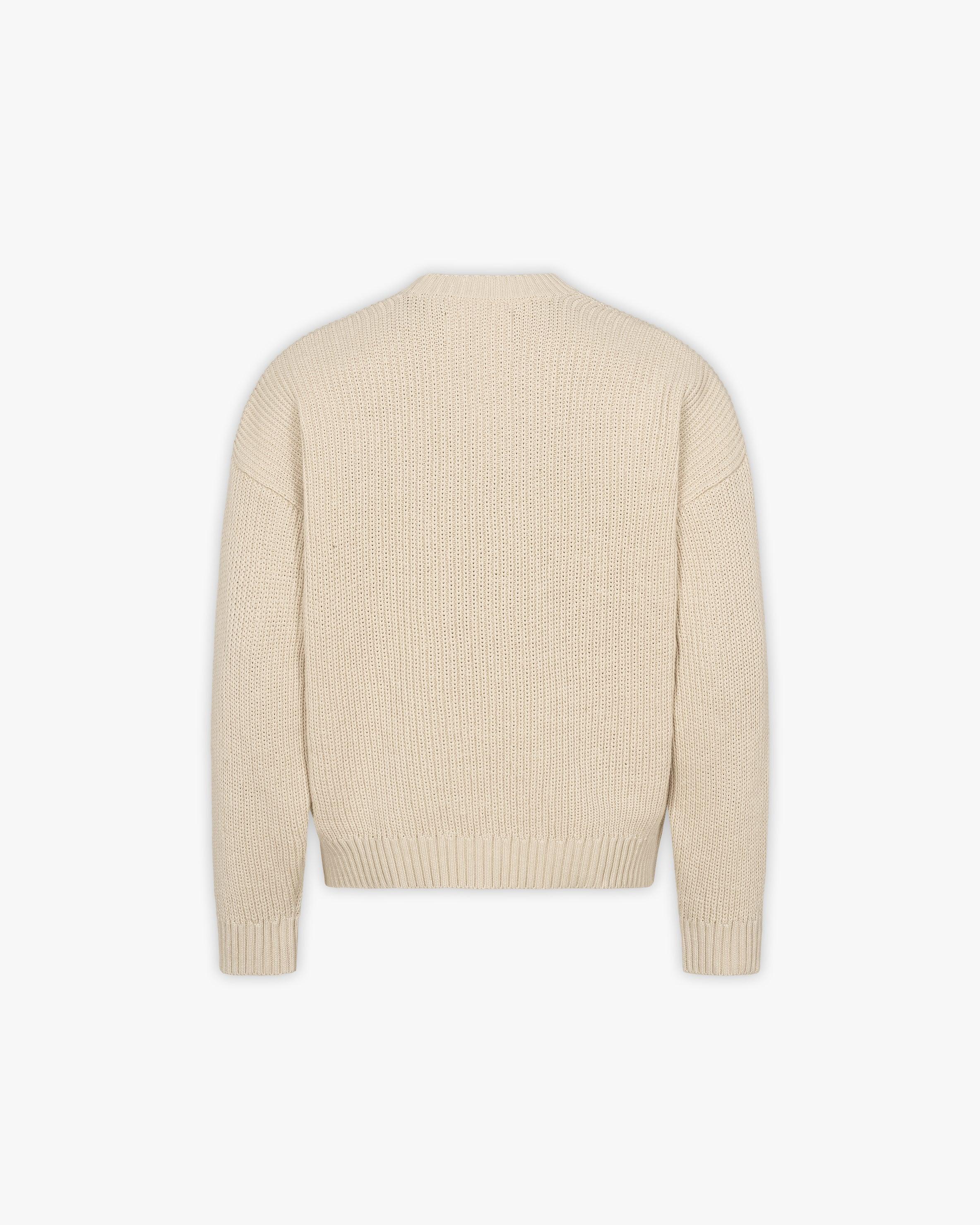V-LOGO KNITWEAR BEIGE - Image 3