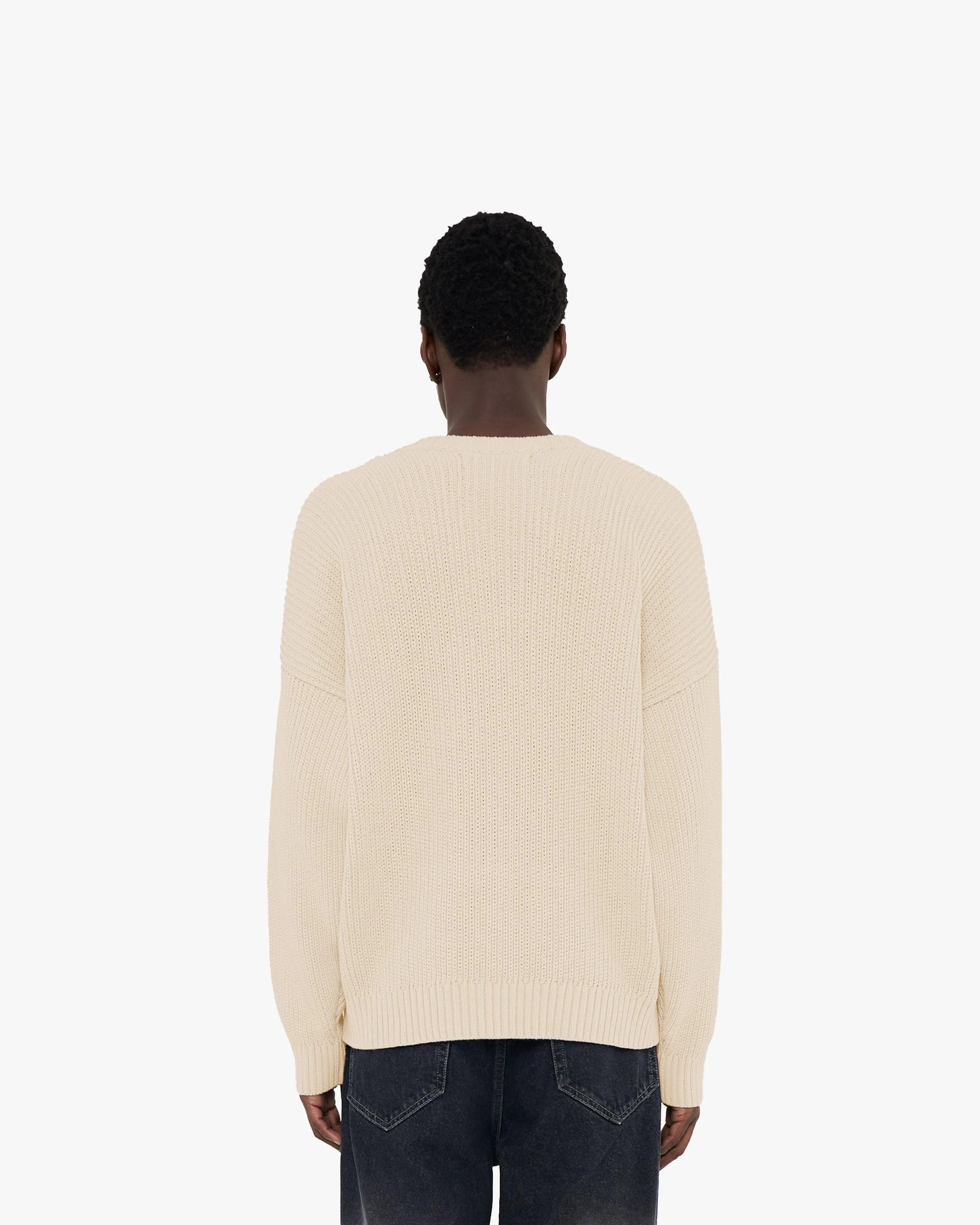 V-LOGO KNITWEAR BEIGE - Image 6