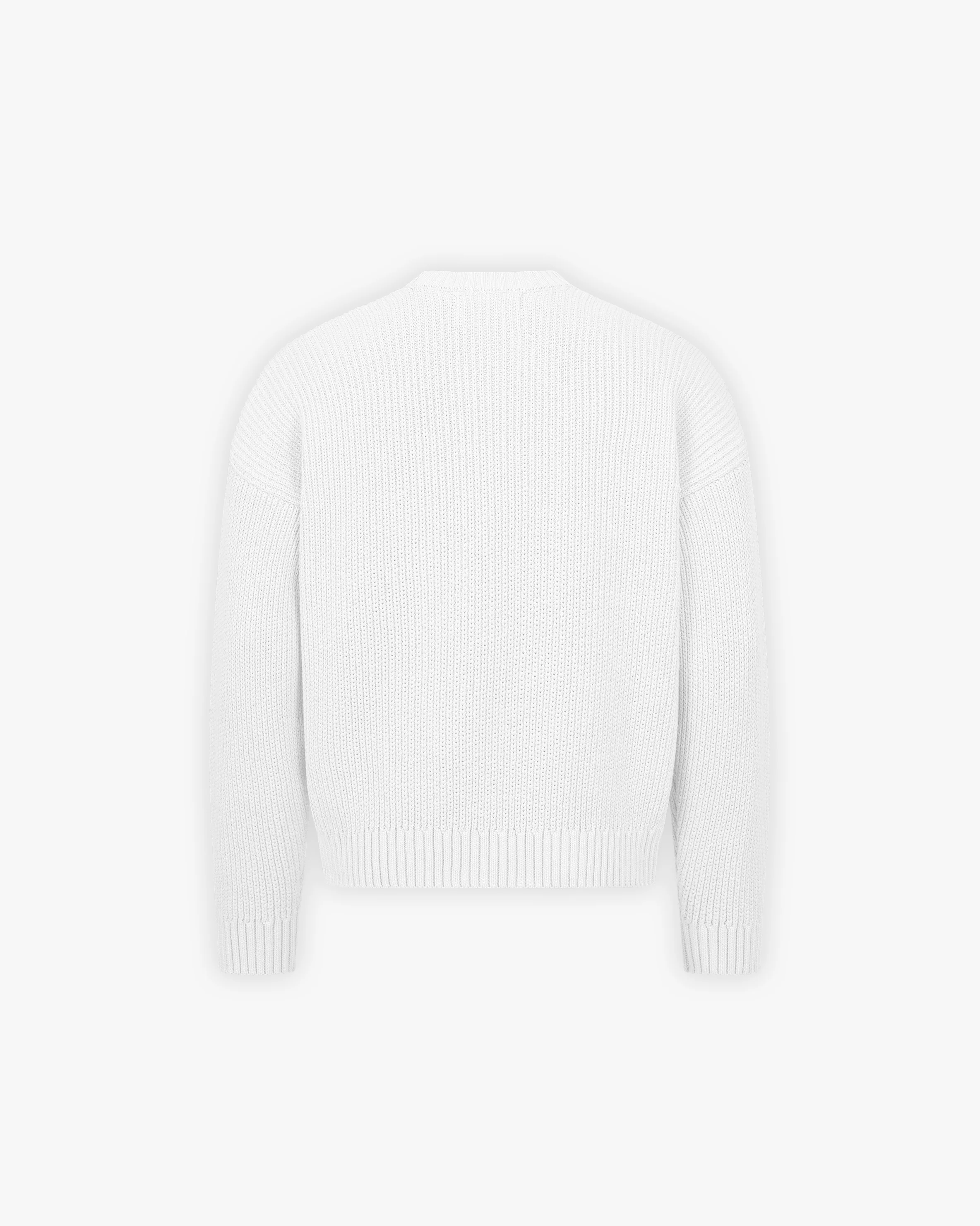 V-LOGO KNITWEAR WHITE - Image 3