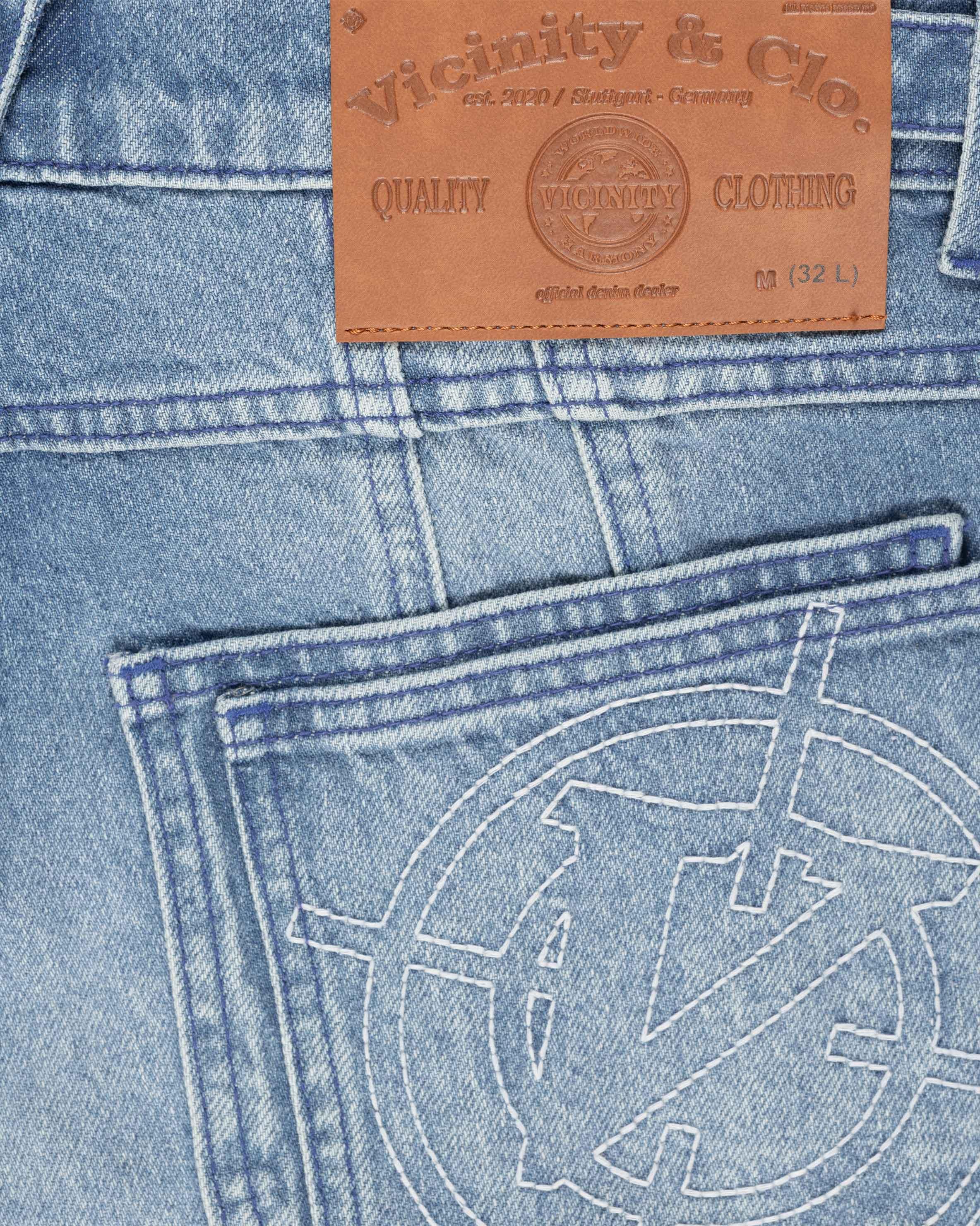 V-LOGO LIGHT BLUE DENIM - Image 11