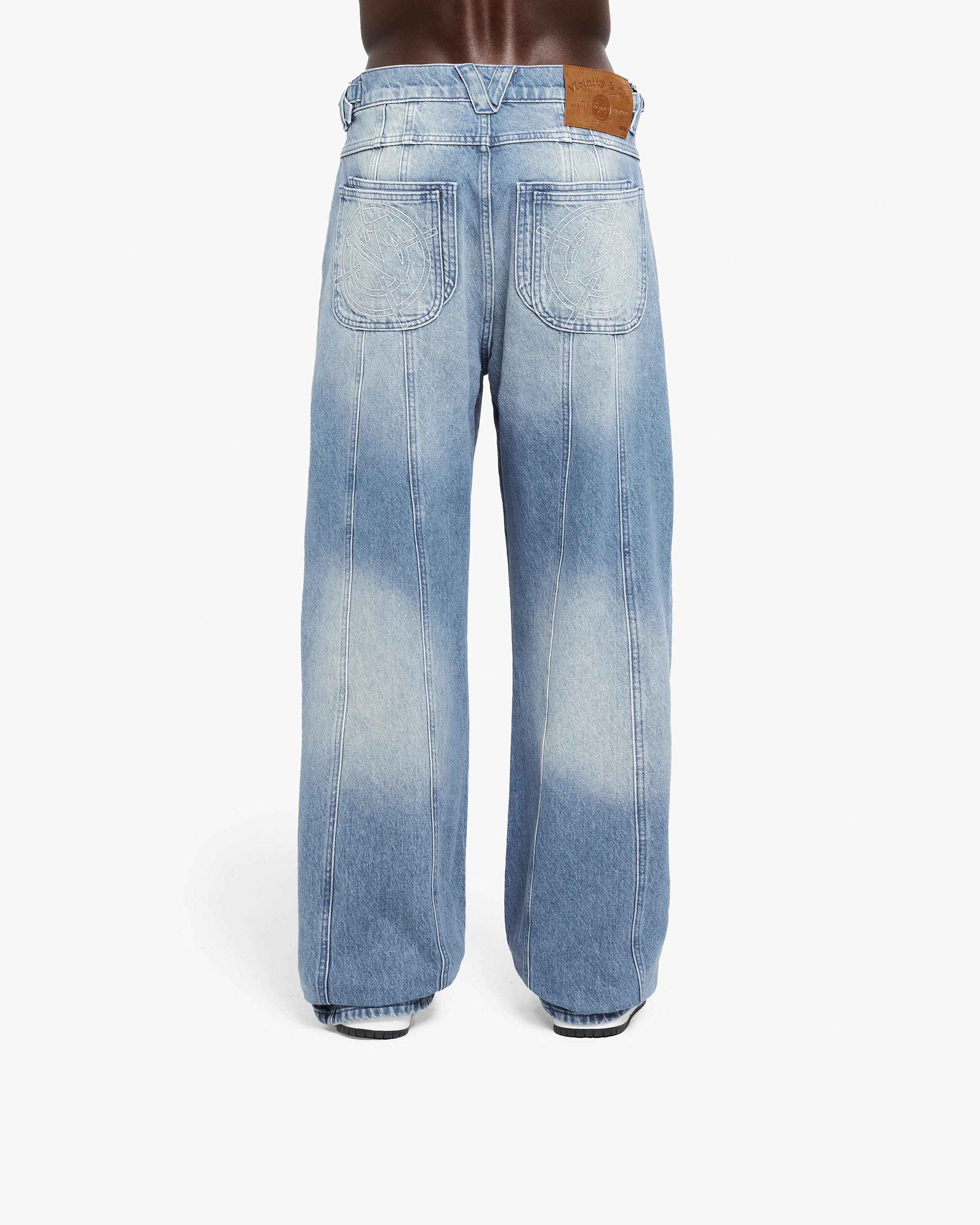 V-LOGO LIGHT BLUE DENIM - Image 7