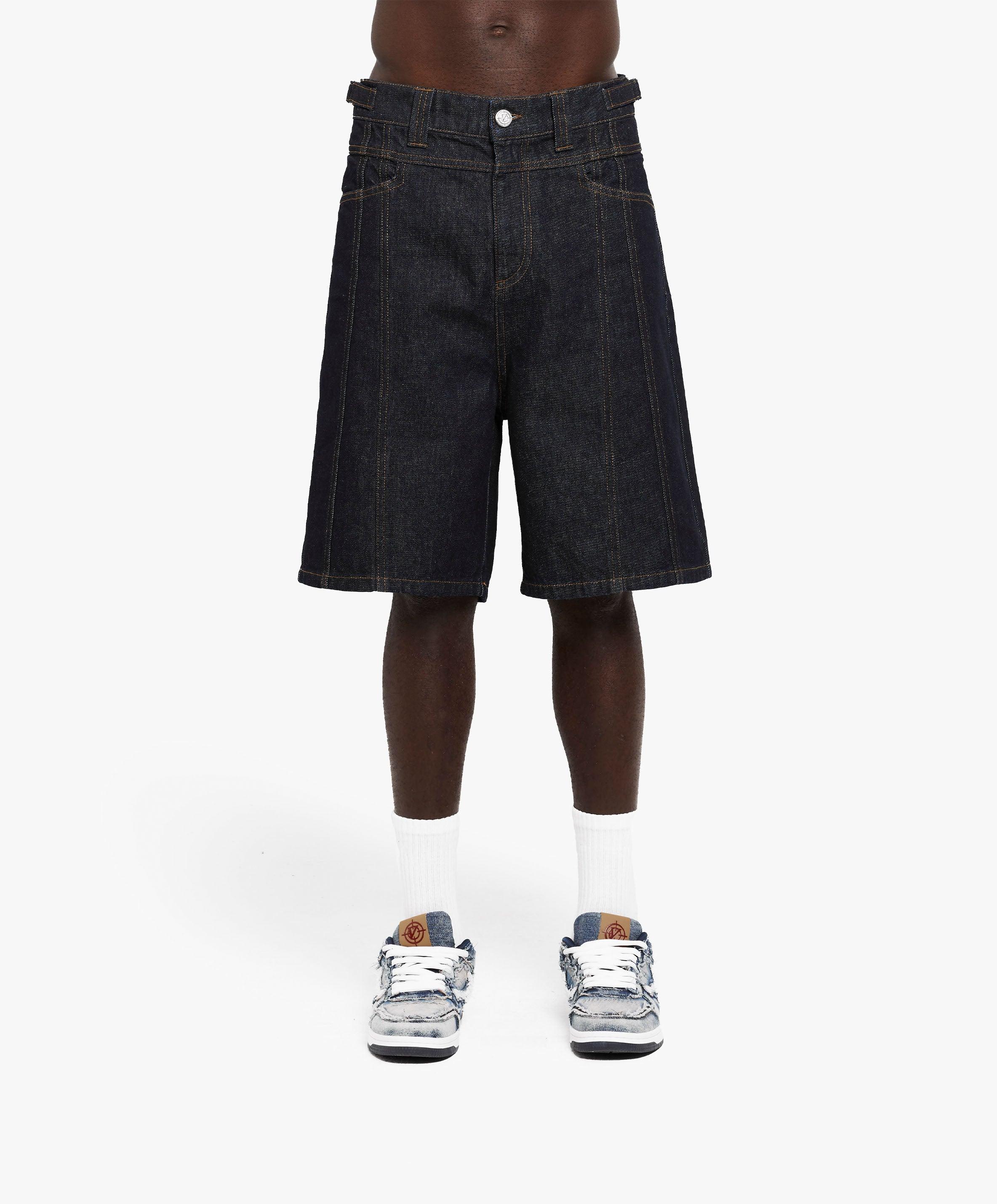 V-LOGO RAW JORTS - Image 3