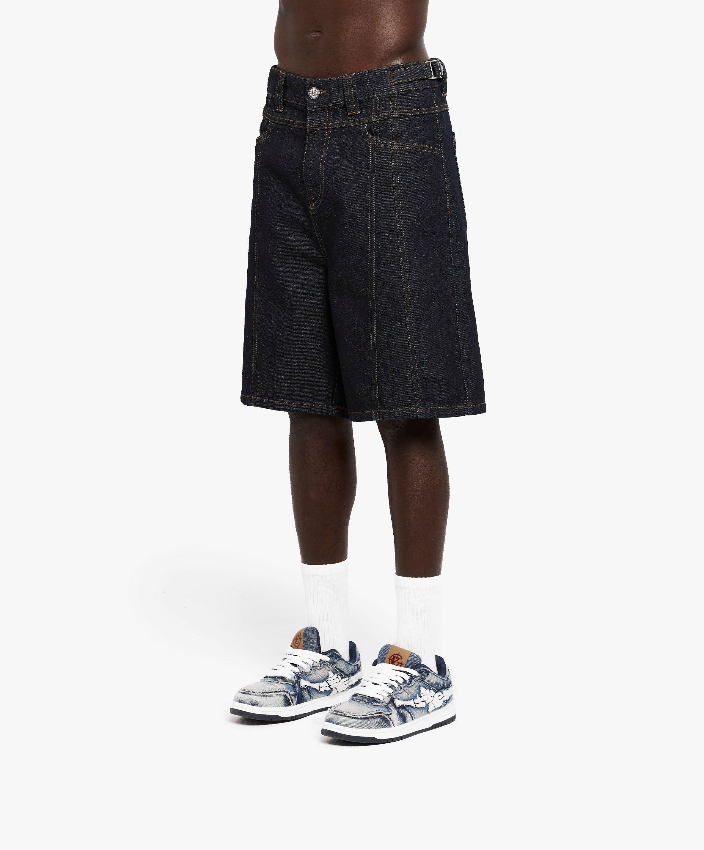 V-LOGO RAW JORTS - Image 5