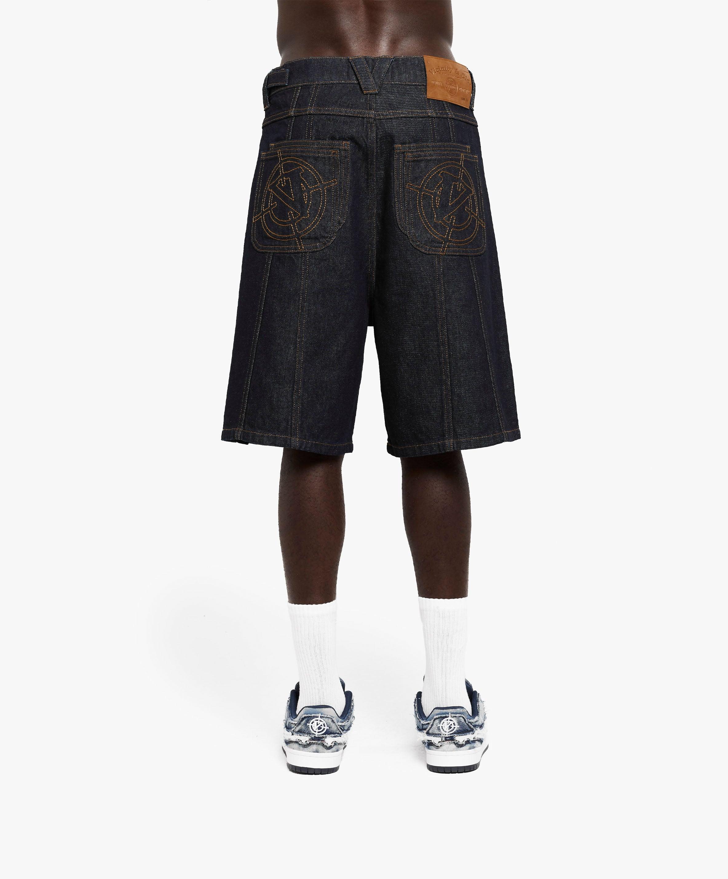 V-LOGO RAW JORTS - Image 7