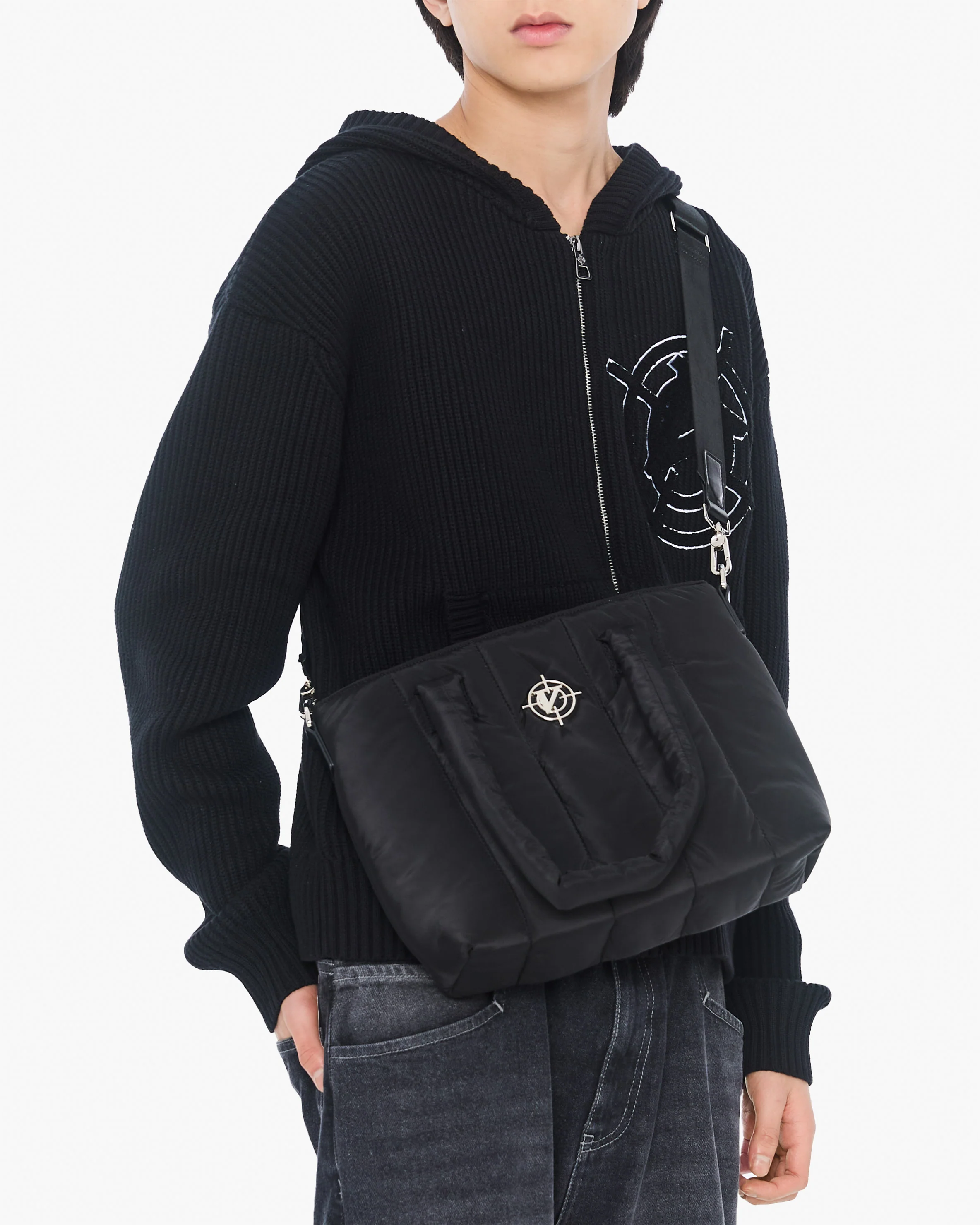 VERT HANDBAG BLACK - Image 8