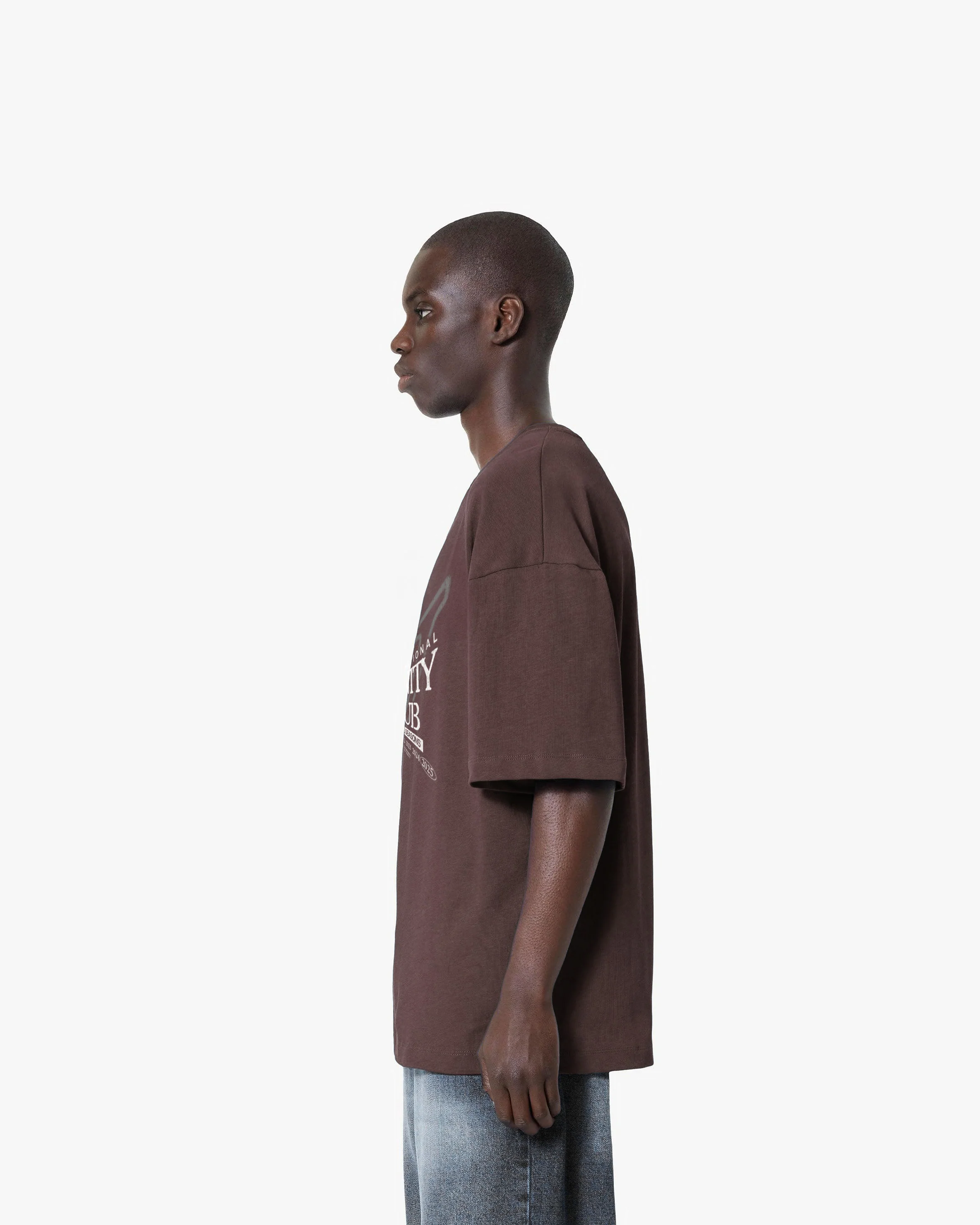 VICINITY CLUB TEE BROWN - Image 4