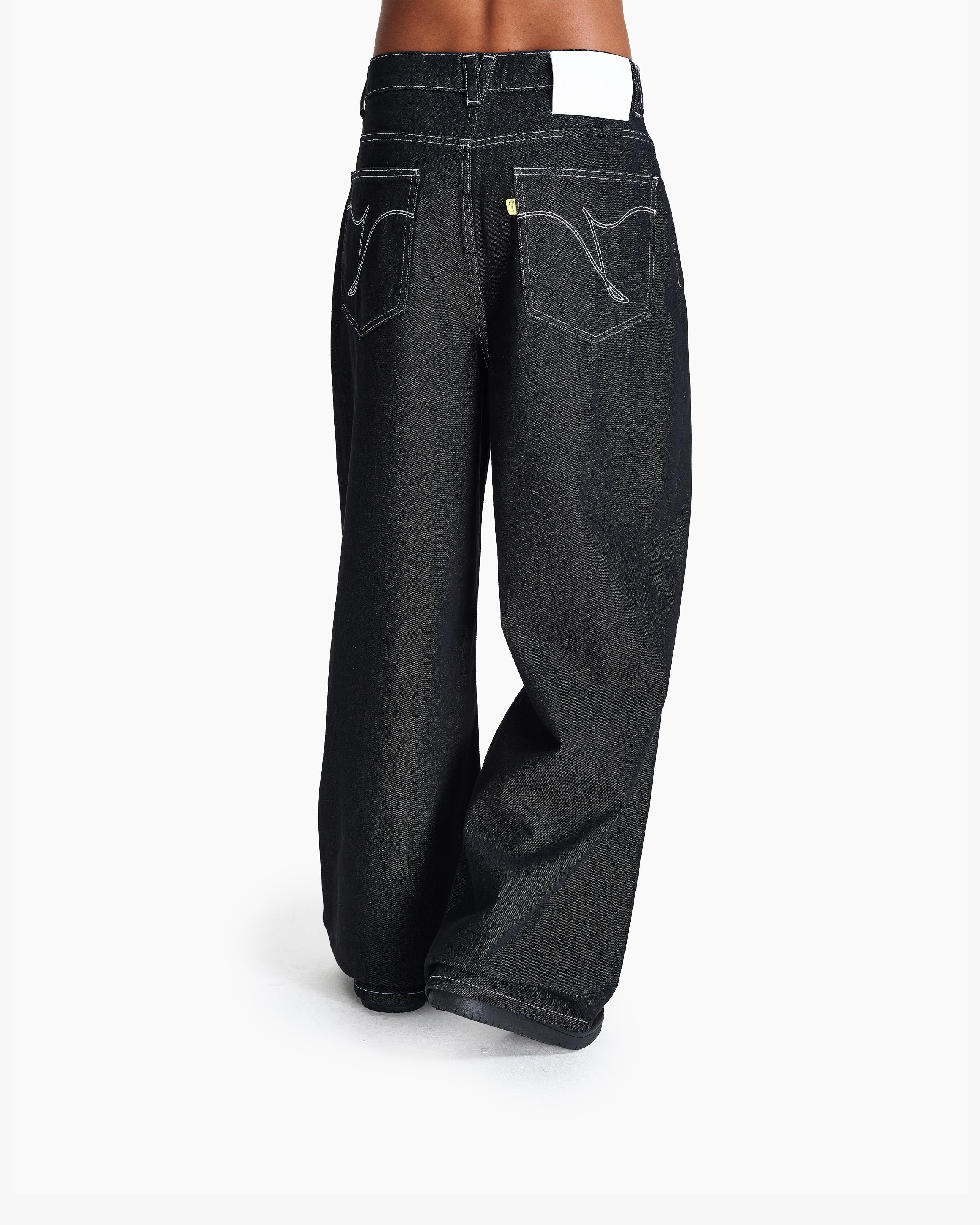 VOLUME DENIM RAW BLACK - Image 12