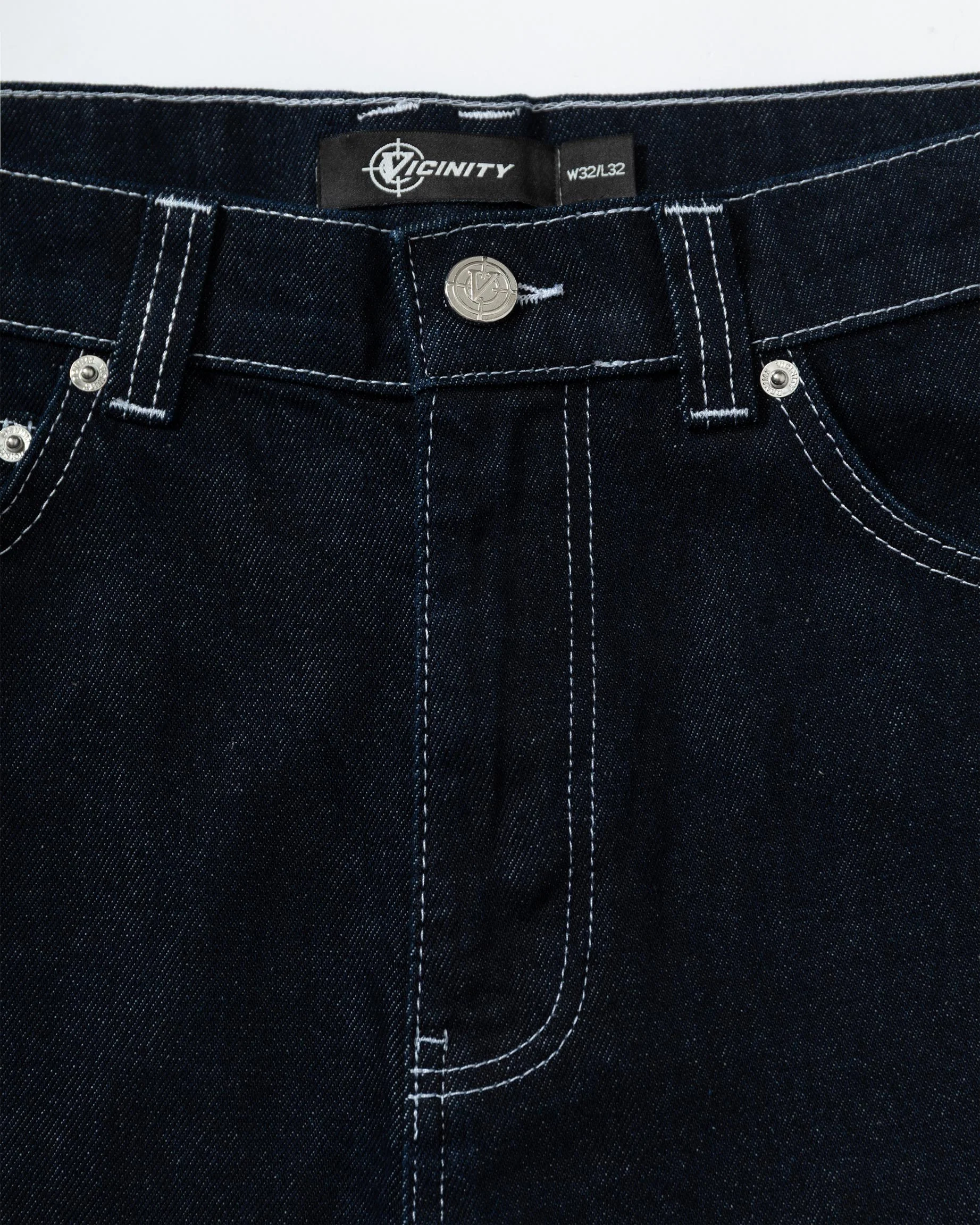 VOLUME DENIM RAW BLUE - Image 8
