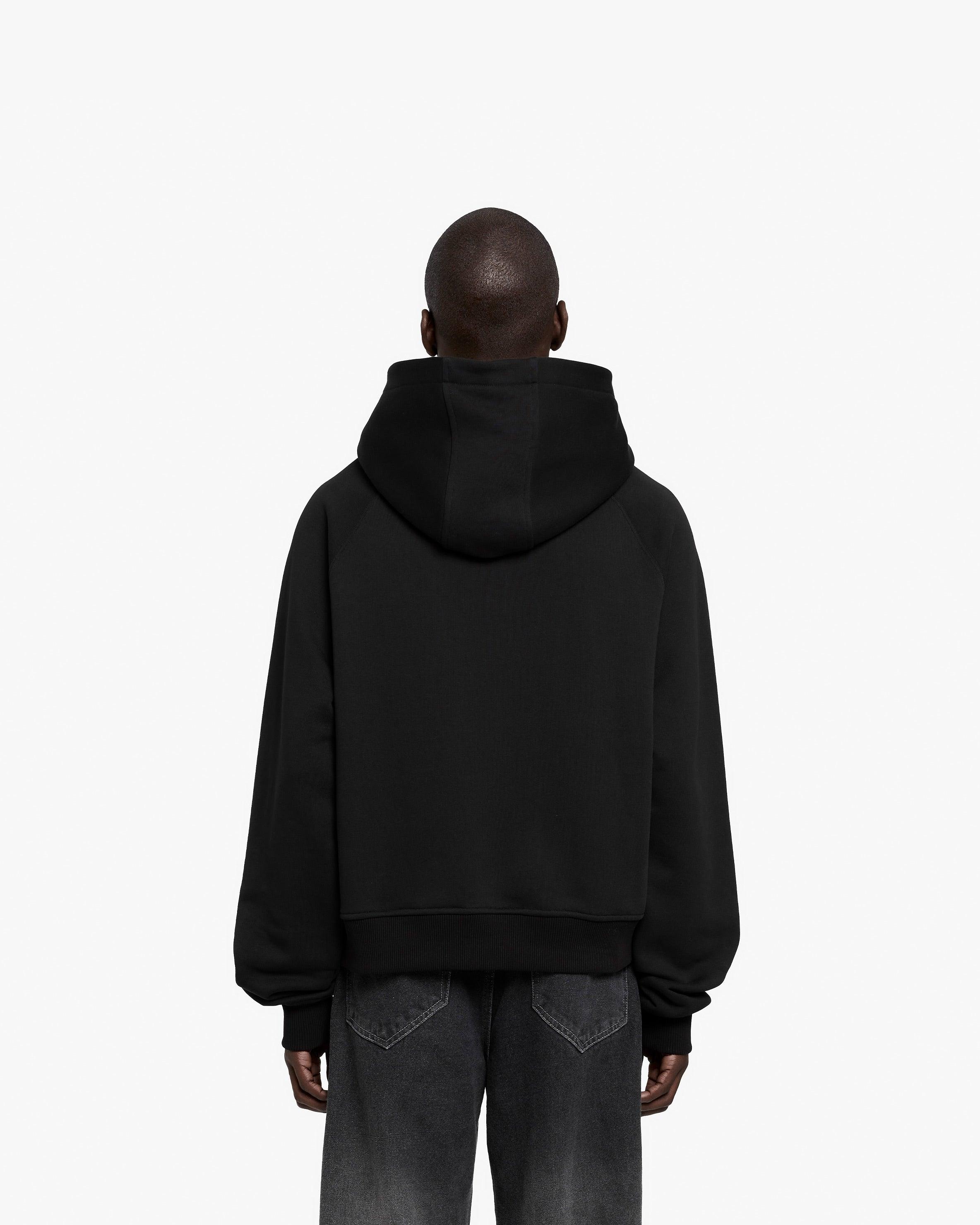CHROME LOGO HOODIE BLACK - Image 6
