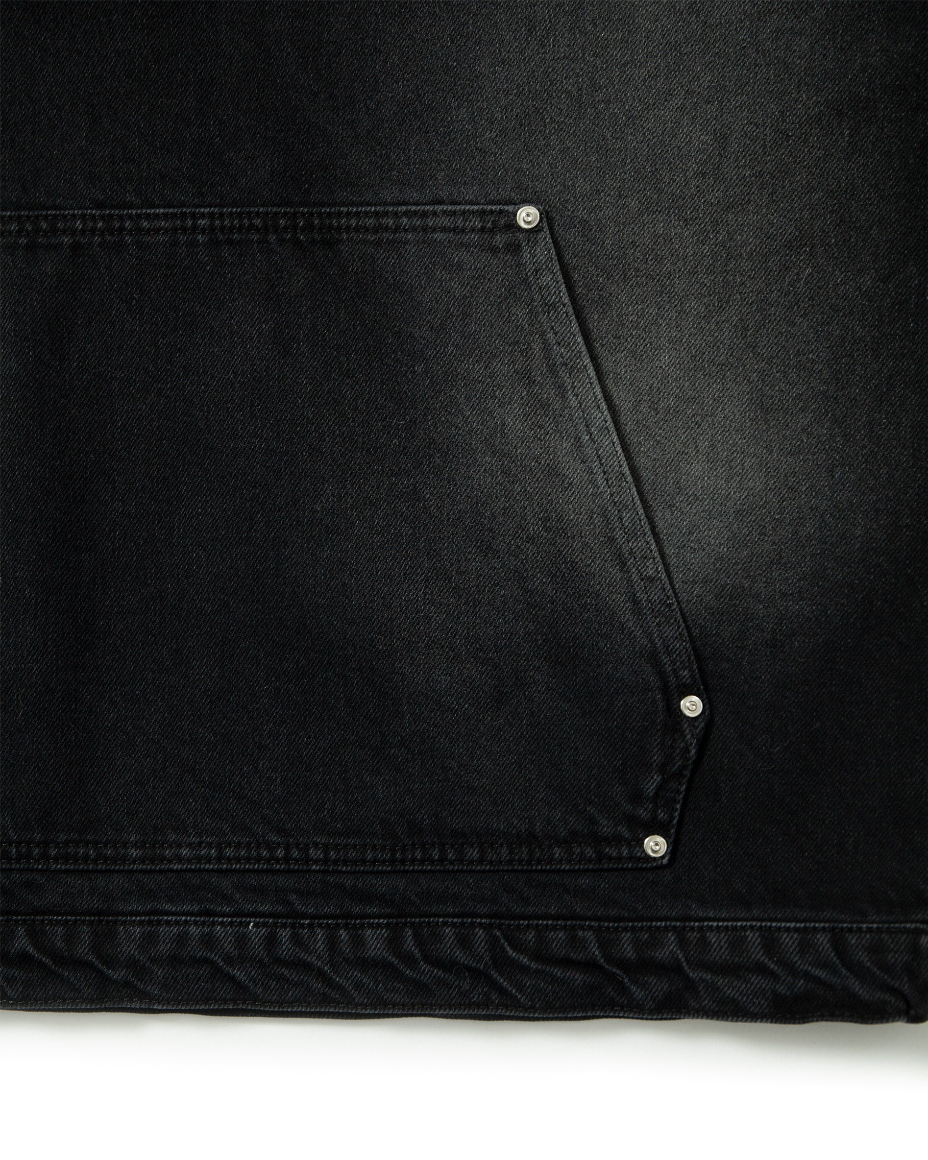 WILD SOUTH DENIM HOODIE COAL - Image 10