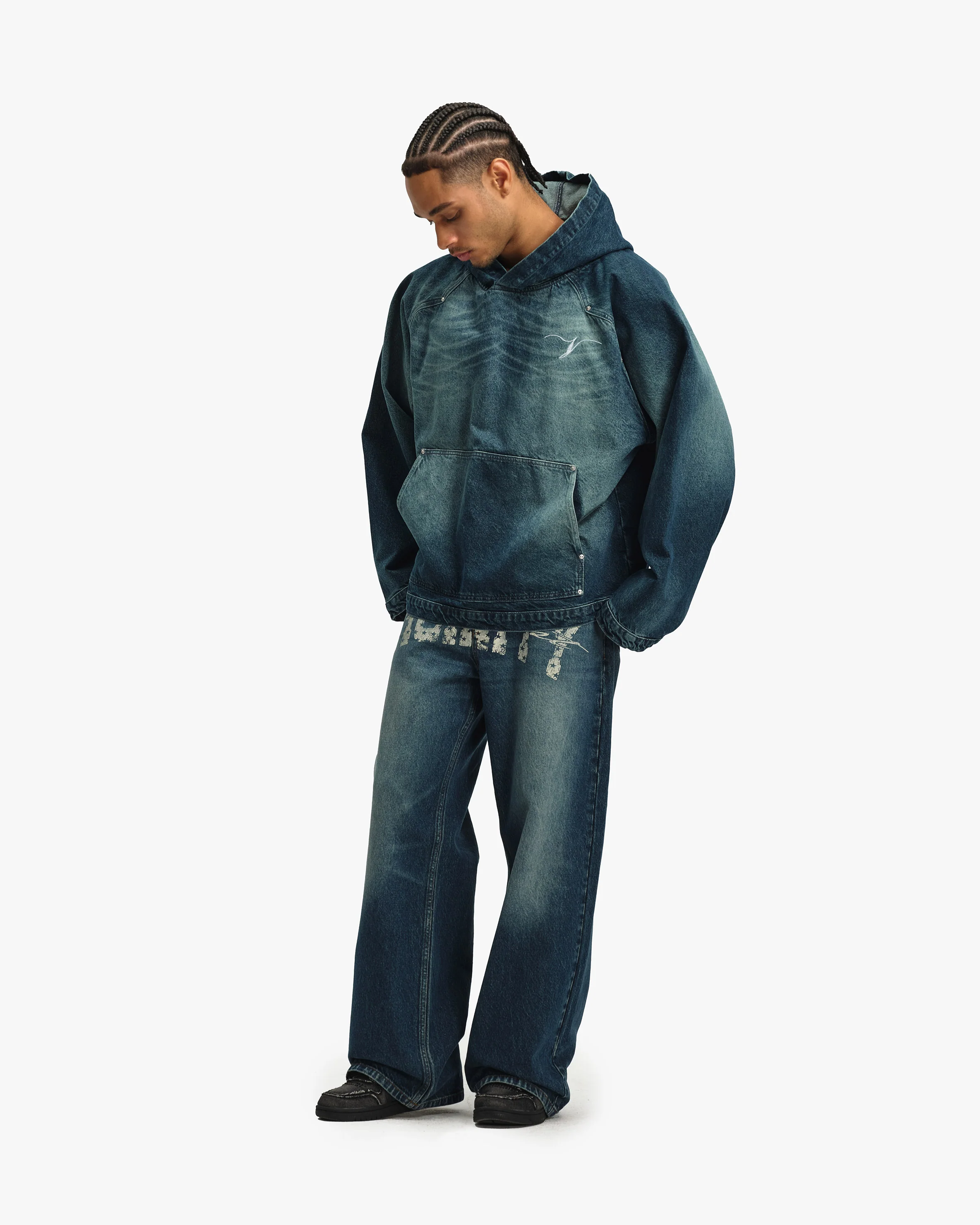 WILD SOUTH DENIM HOODIE LAKE - Image 8