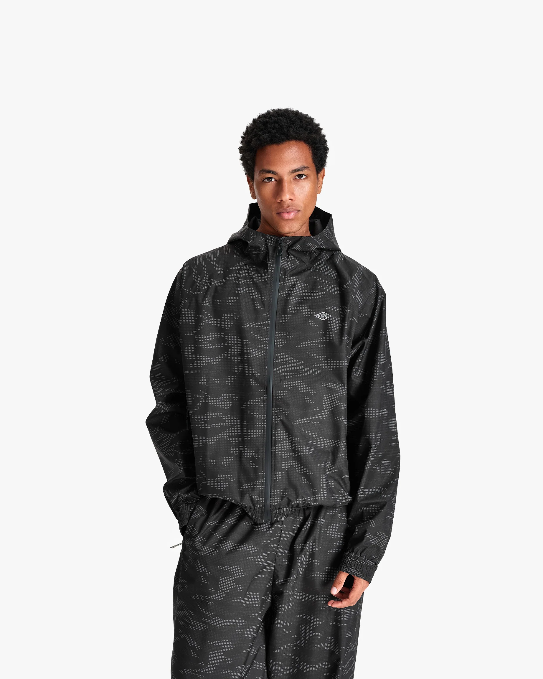 WINDBREAKER DOTTED CAMO BLACK - Image 8