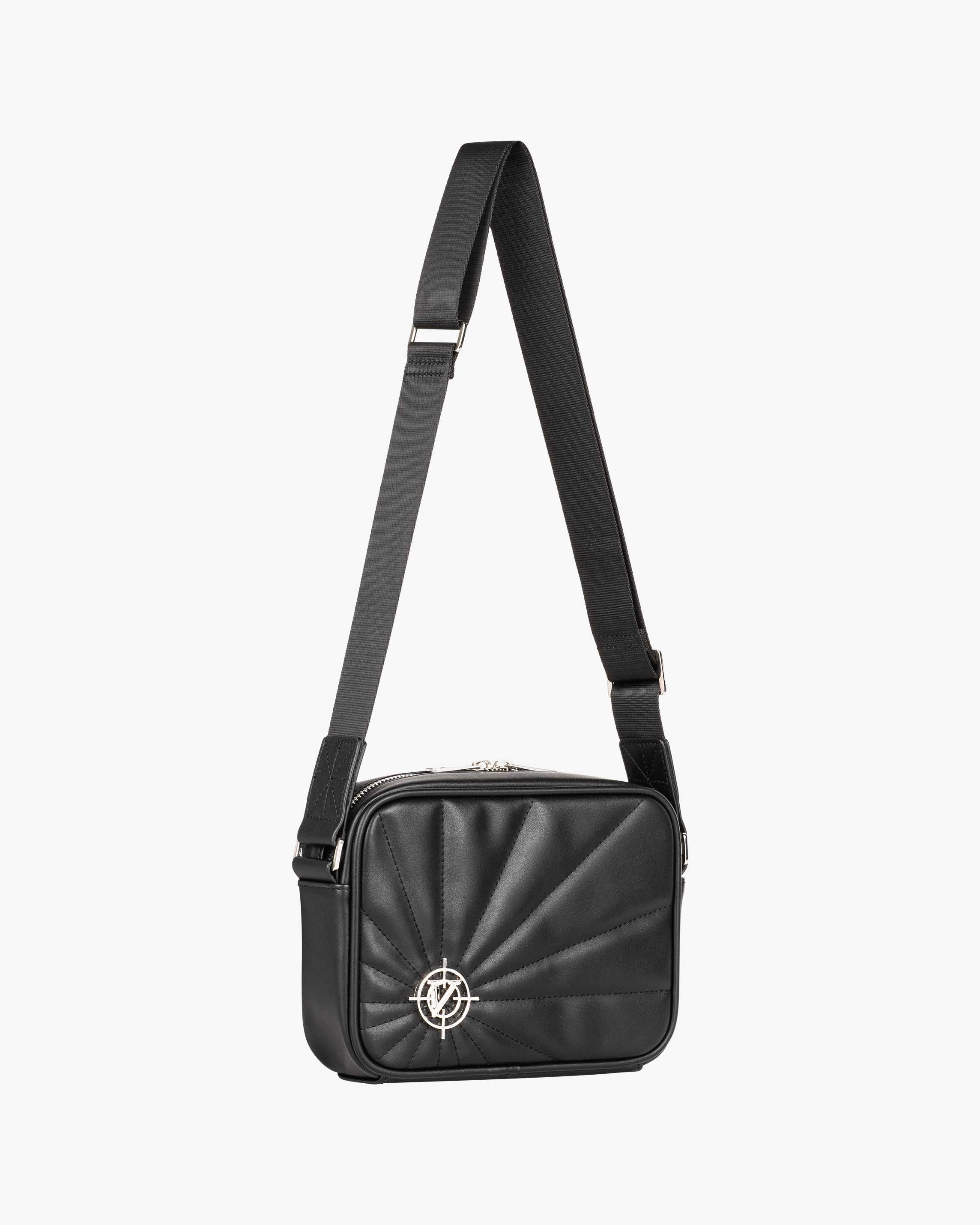 X LEATHER SHOULDERBAG BLACK - Image 6
